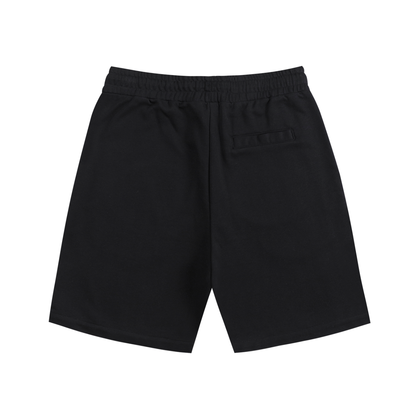 "Star Logo" Cotton Shorts - Black