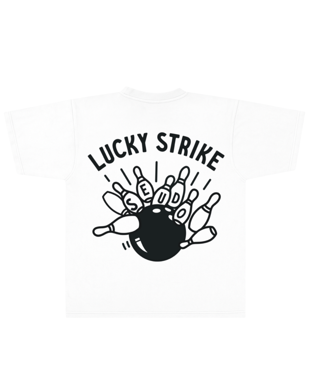 "Lucky Strike" T Shirt - White