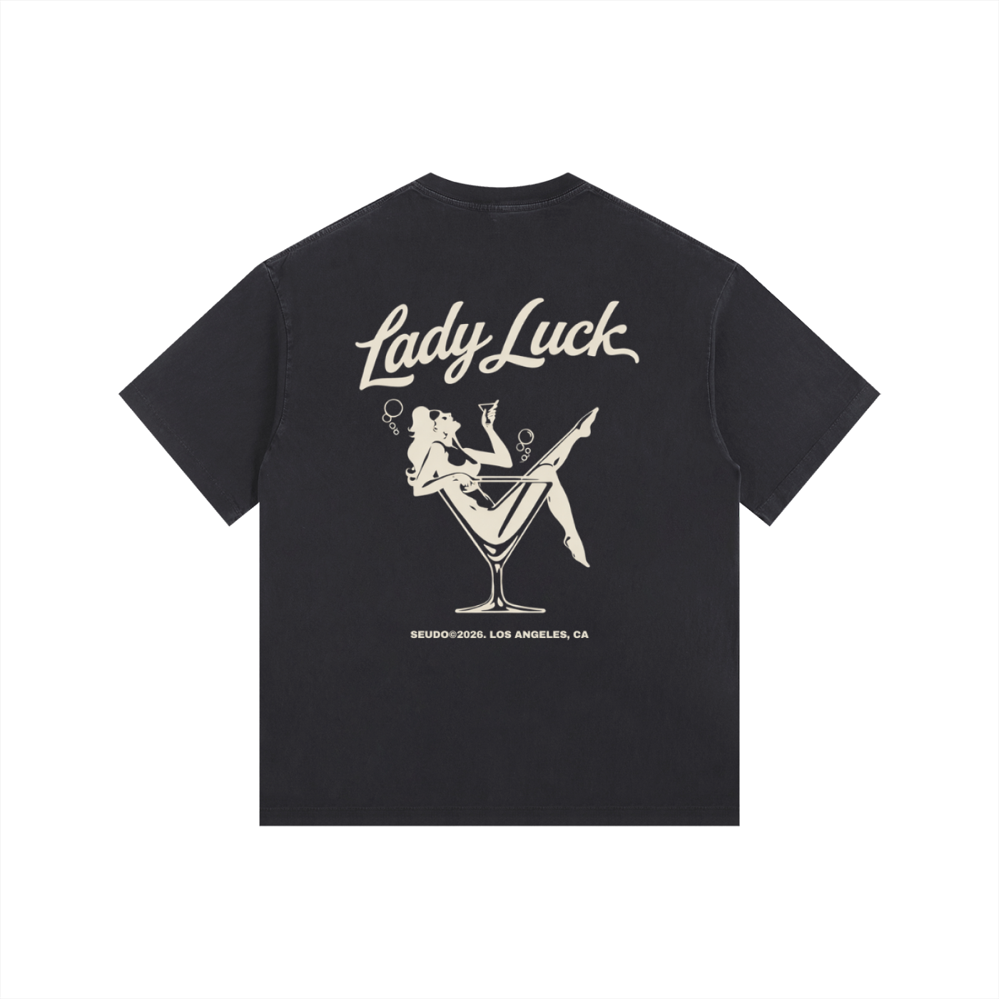 "Lady Luck" T Shirt - Black